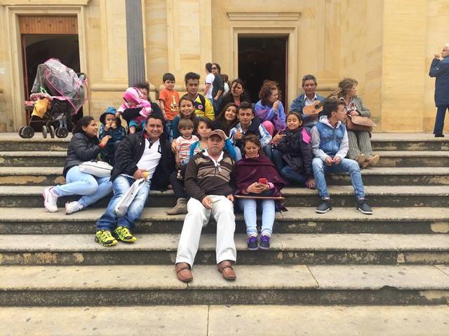 de  viaje con toda mi familia por parte de mi madre  en chiquinquira