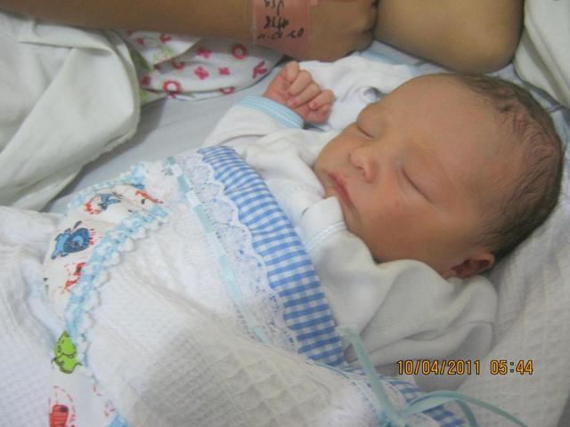 el nacimiento de  primer sobrinito sebastian