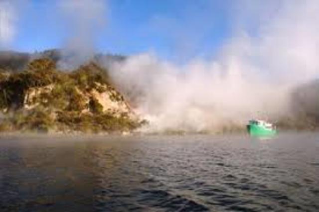 pink and white terraces