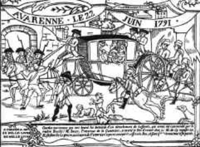 Louis flight to Austrian Soil