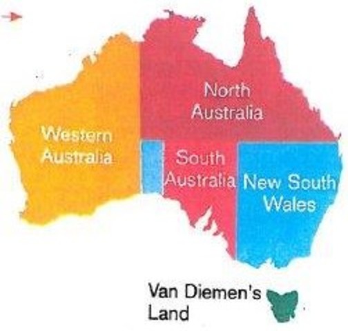 The colony of North Australia was proclaimed.