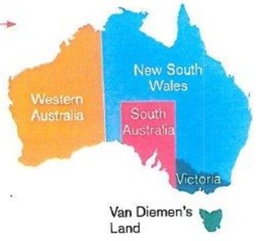 Victoria was proclaimed a colony.