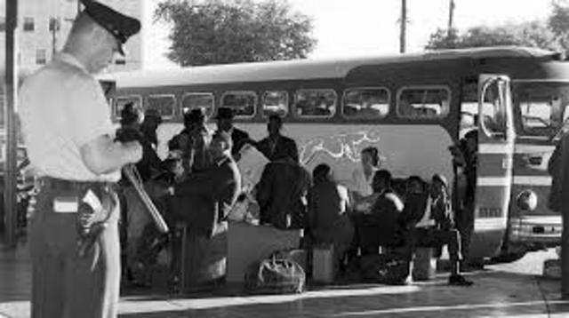 Freedom Riders Challenge Segregation on Interstate Buses