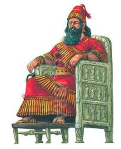 Ashurbanipul the last great king of Assyria