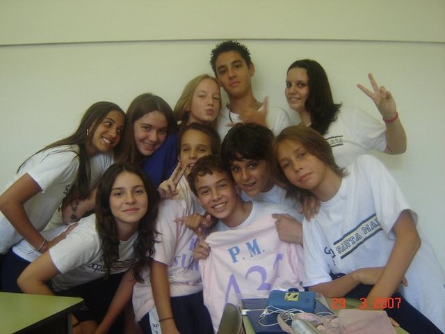 Primeiro dia no Colégio Santa Maria