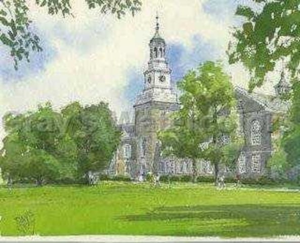 If your native tongue was German you were in luck in 1694, as instruction was either partially or entirely in German.