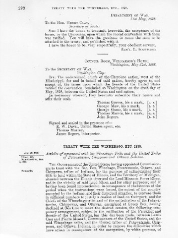 U.S. government signs a treaty with Cherokee tribes recognizing the language rights of the Cherokee tribes. Leading to a twenty-one-school educational system achieving a 90 percent literacy rate in Cherokee.