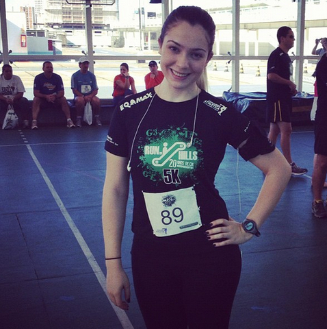 Primeira prova de corrida!