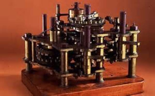 First Steam Driven Calculating Machine