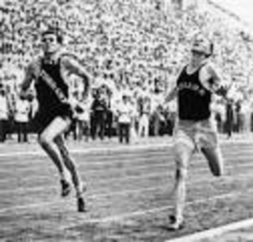 Louis heads for the Olympic Trials in New York.