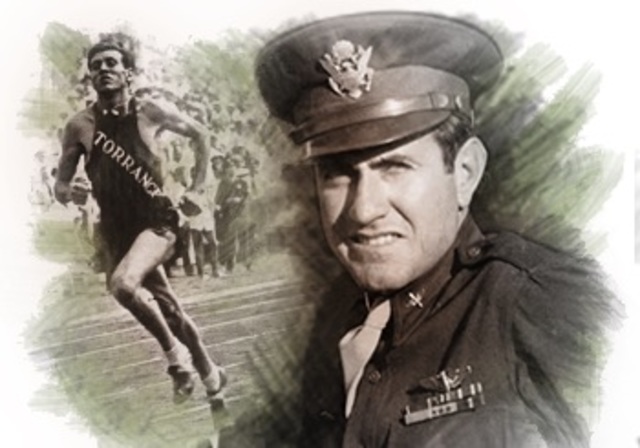 Louie injures ankle while training for 1948 London Olympics