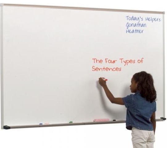 The ubiquitous whiteboard!