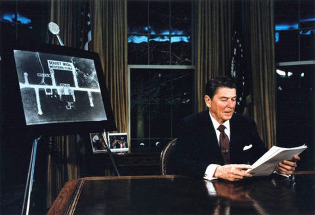 Reagan Proposes "Star Wars"