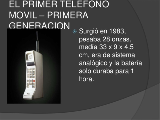 1-G Primera Generación