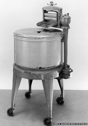 The first electirc washing machine