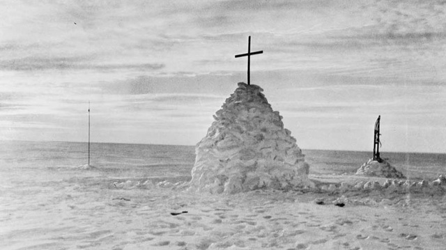 Scott, Wilson, and Bowers die of starvation in their tent.