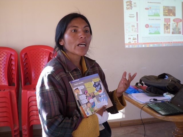 TALLER DE INCIDENCIA CON LIDERESAS DE SANTIAGO DE ANDAMARCA