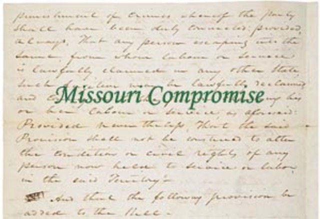 The Missouri Compromise