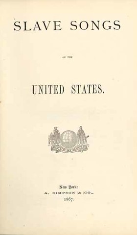 Slave Songs Get Published