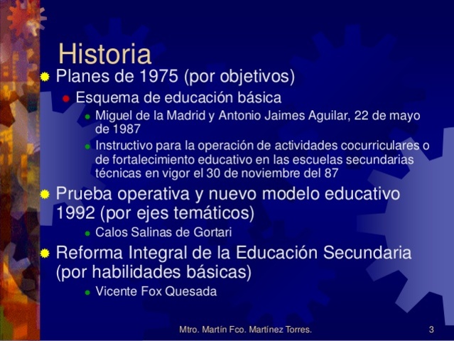Implementación del Esquema de Educación Básica