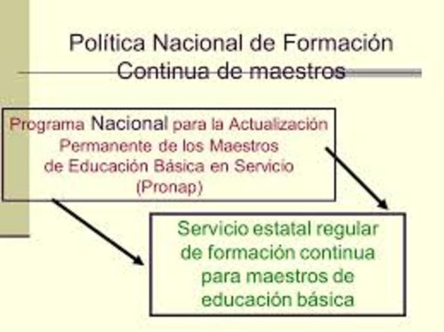 Pronap introduce nuevo componente: la elaboración de un Programa Rector Estatal de Formación Continua en cada estado