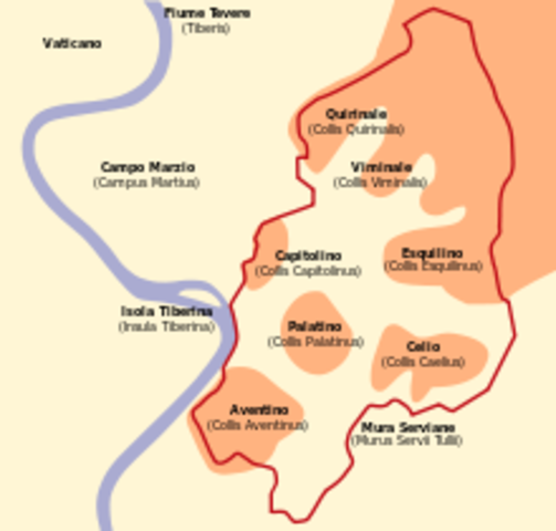 800 a.c. Fundacion de Roma