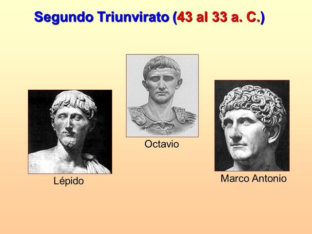 43 a.c. Creacion del Segundo Triunvirato