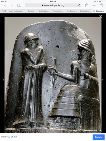 Hammurabi the king dies