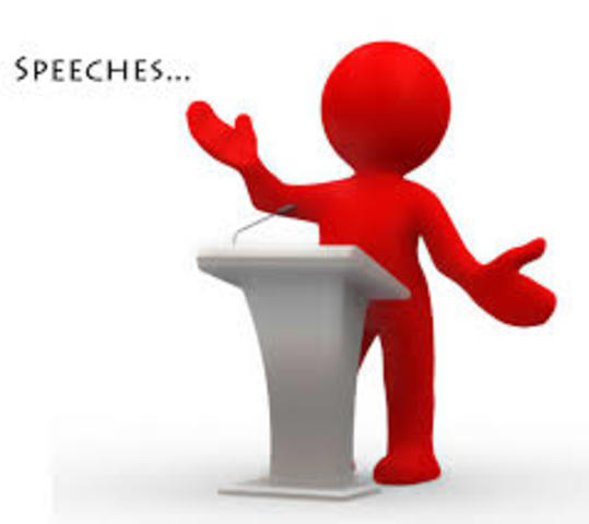 Speeches in 8th Grade Literature