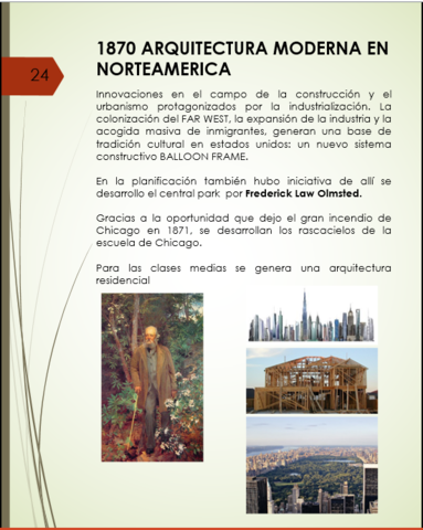1870 ARQUITECTURA MODERNA EN NORTEAMERICA