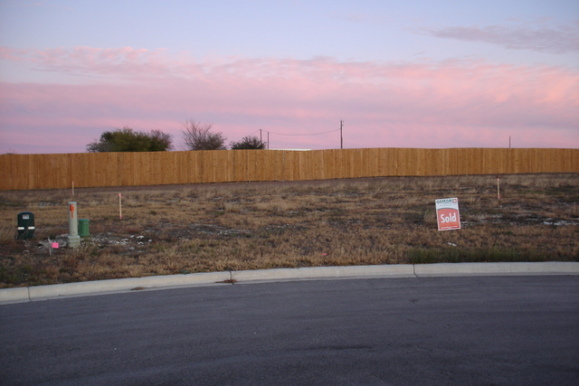 The "Sold" Sign Appeared on the Lot