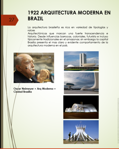 ARQUITECTURA MODERNA EN BRAZIL