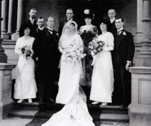 When Mawson got married