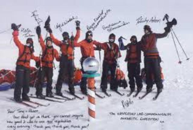 Mawson starts the lead of the Commonwealth Antarctic Research Expedition