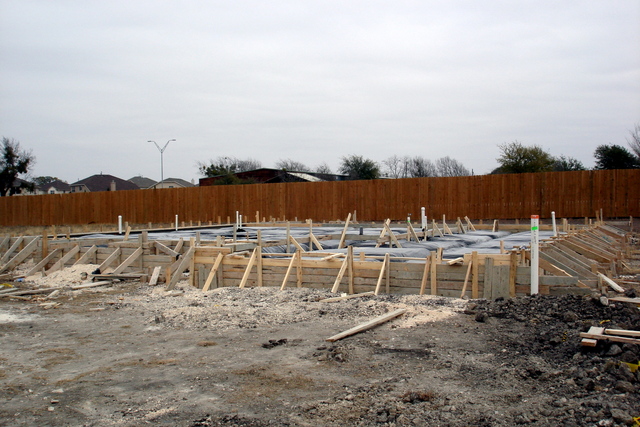 The Plumbing Pressure Test Is Complete.  Pouring the foundation is next.