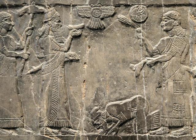 Isreal pays tribute to assyria