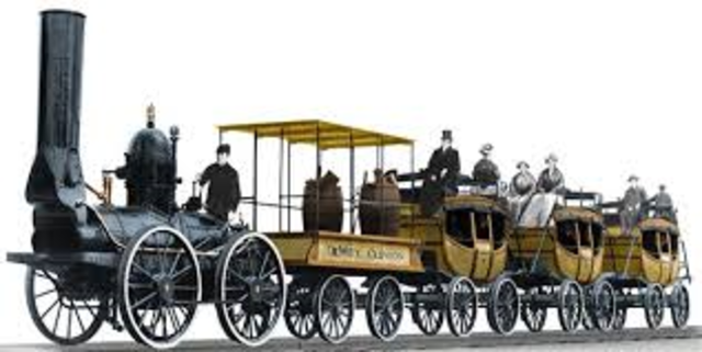 the first passenger train is made