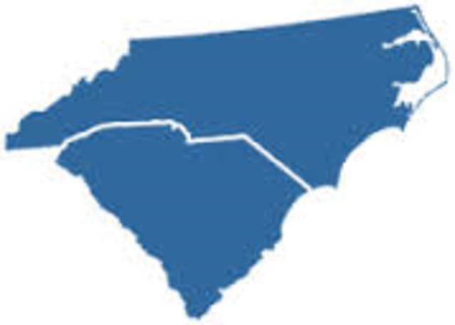 A group of Virginians establishes Carolina.  English
