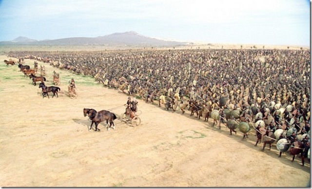 ares fights eith the thojans