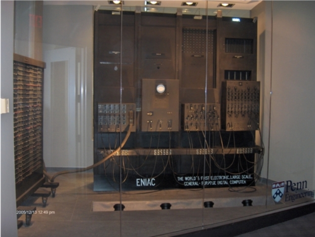 The creation of ENIAC
