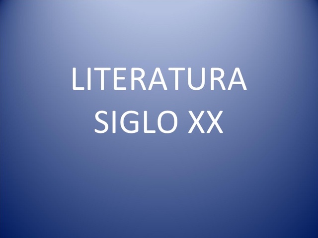 Literatura Del Siglo XXI