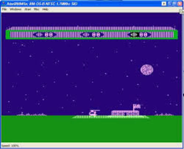 Atari created game with color LCD