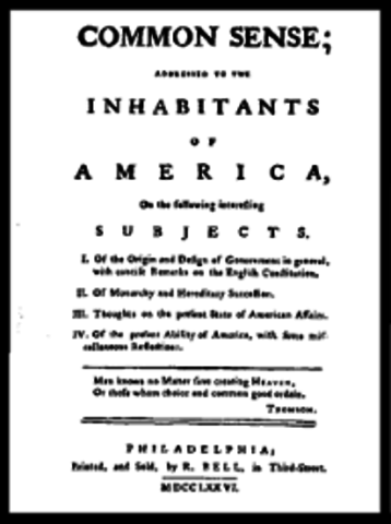 publication of common sense