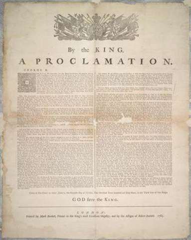 Proclamation Of 1763