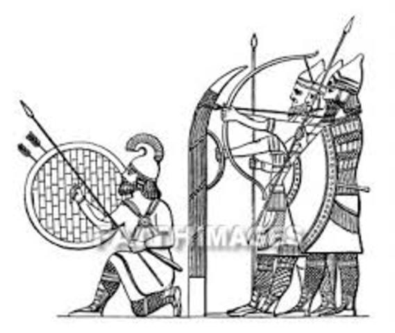 The Assyrian weapons