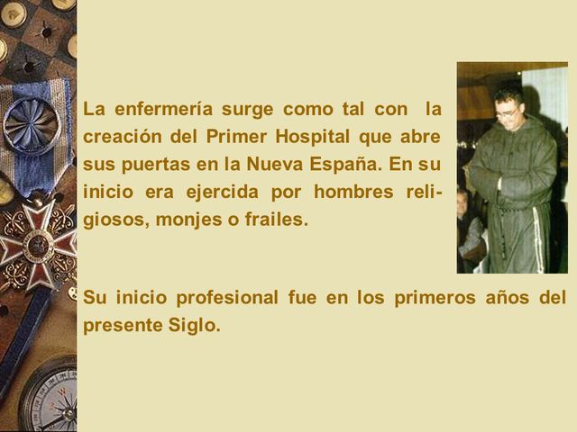 1625, SE IMPRIME INSTRUCCION DE ENFERMEROS