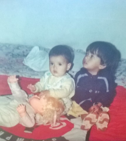 Mi primera muñeca en mis dos añitos