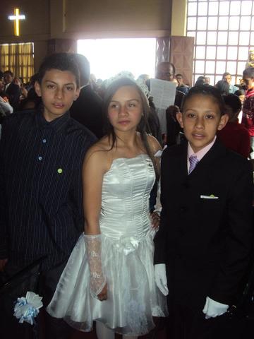 MI PRIMERA COMUNION CON MI HERMANO Y MI PRIMO