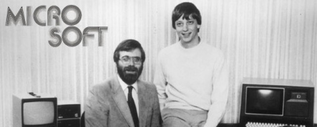Paul Allen y BIll Gates crean Microsoft y el primer software para el mirocomputador