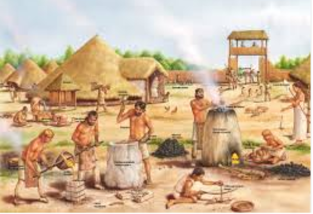 Período de recolección (caza y pesca) o precerámico20.000 años a.C. a 4.000 años a. C.